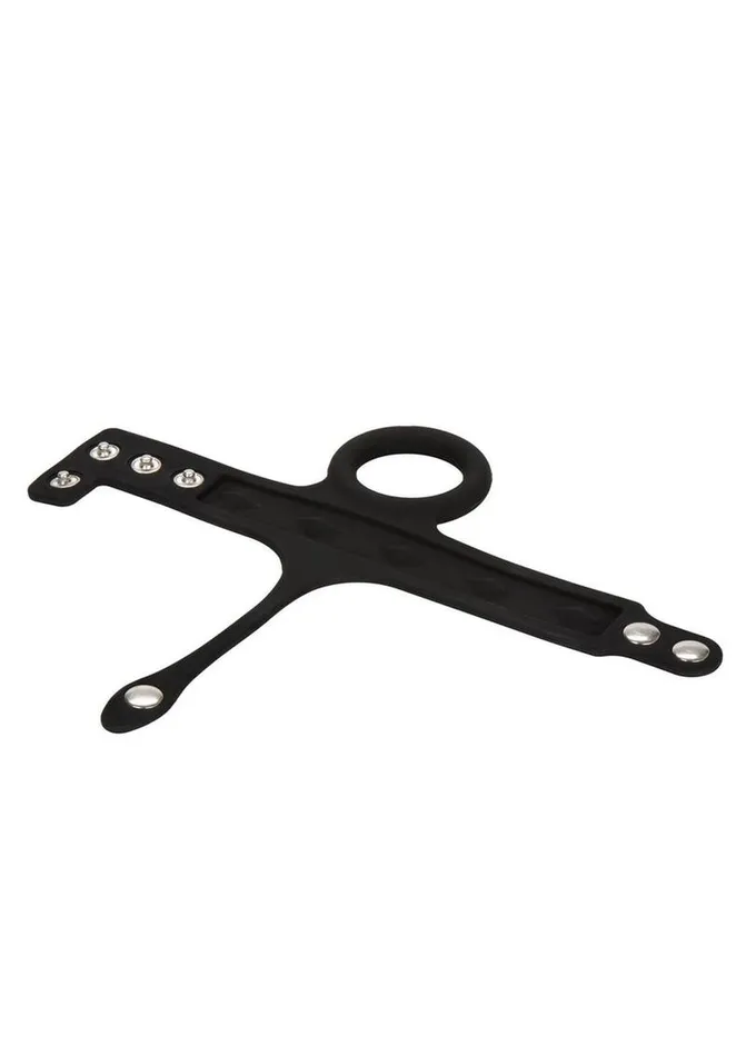 Male Sex Toys Rings Silicone TriSnap Ball Spreader Cock Ring Male Sex Toys Rings Silicone TriSnap Ball Spreader Cock Ring