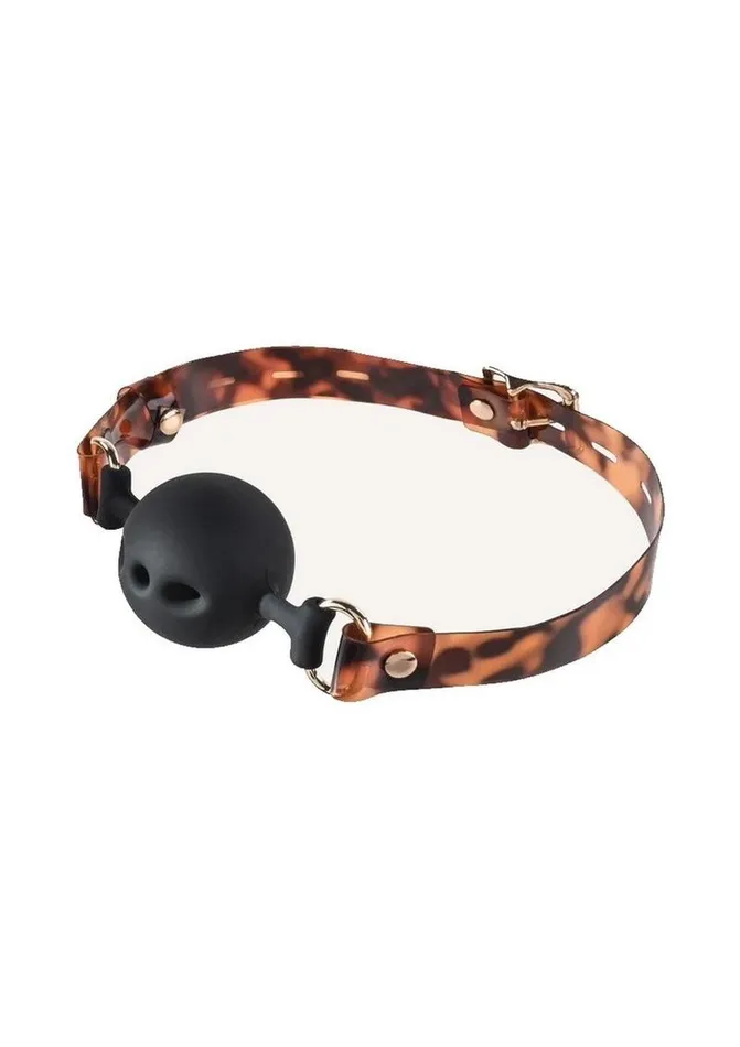 Male Sex Toys Sincerely Amber Silicone Ball Gag Sincerely