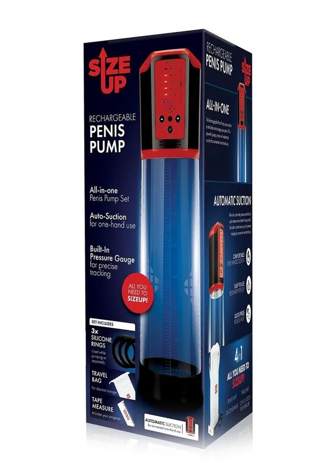 Male Sex Toys Xgen Size Up Rechargeable Penis Pump Male Sex Toys Xgen Size Up Rechargeable Penis Pump