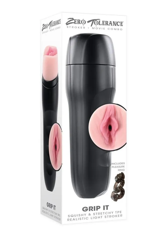 Male Sex Toys Zero Tolerance Zero Tolerance Grip It Realistic Pussy Stroker