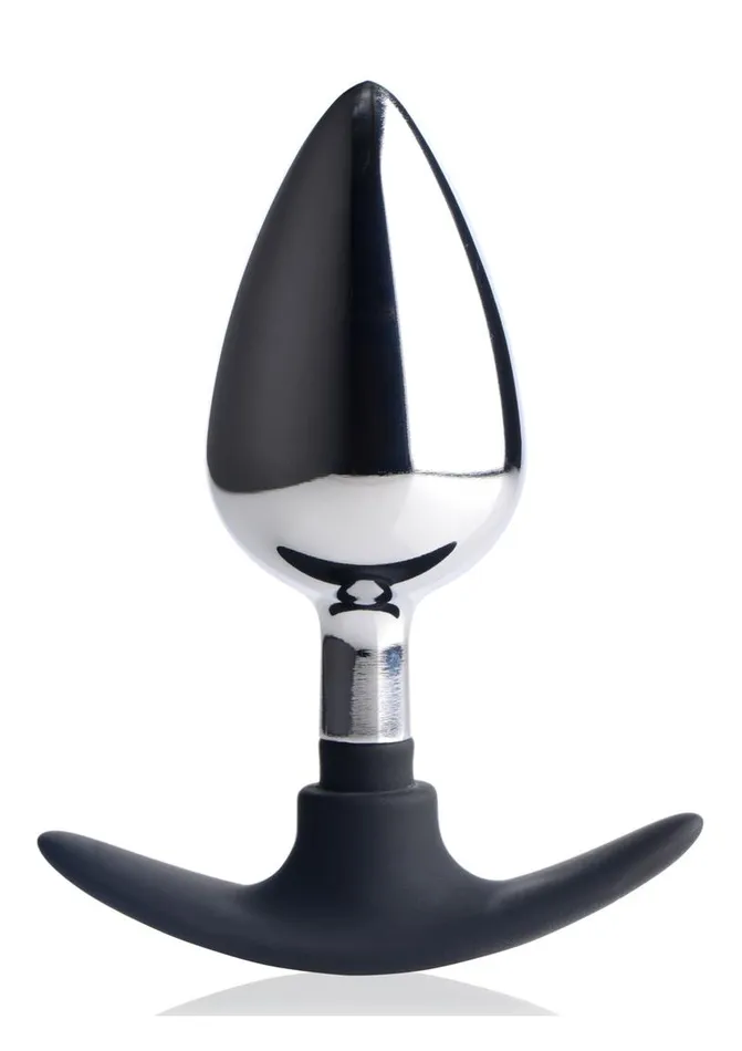 Master Series Male Sex Toys Master Series Dark Invader Metal and Silicone Anal Plug
