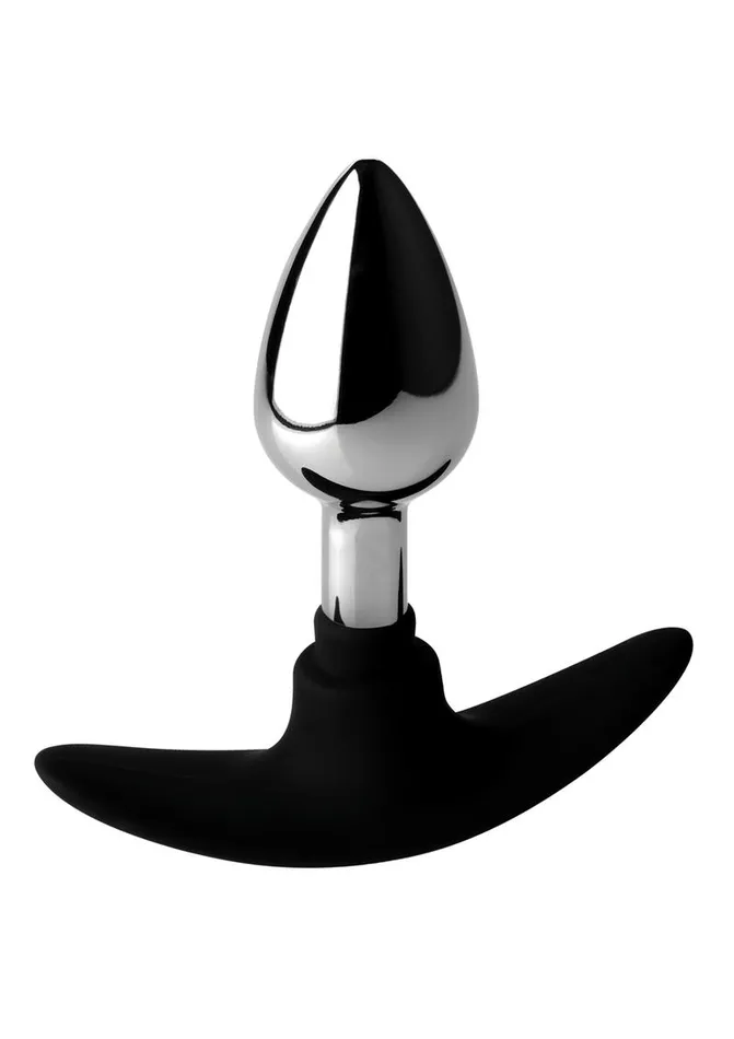 Master Series Male Sex Toys Master Series Dark Invader Metal and Silicone Anal Plug