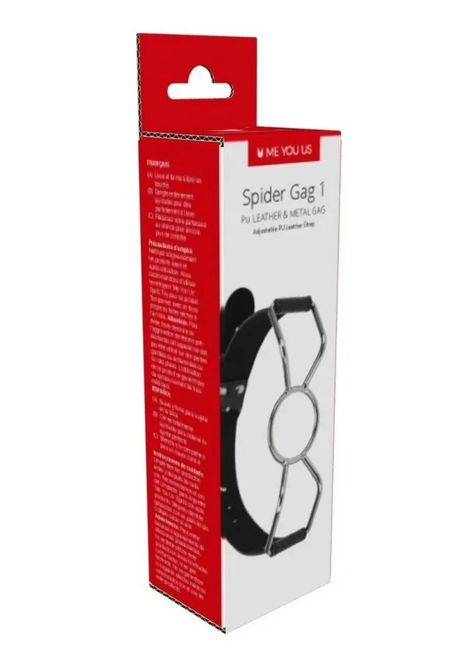 Me You Us Male Sex Toys ME YOU US Spider Gag 1 Pu Leather and Metal Adjustable Strap Gag Me You Us Male Sex Toys ME YOU US Spider Gag 1 Pu Leather and Metal Adjustable Strap Gag
