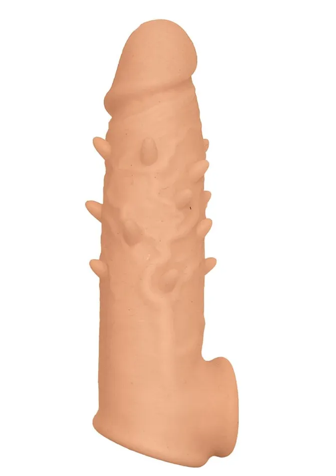 Natural Male Sex Toys Natural Realskin Spiked Vibrating Penis Xtender Natural Male Sex Toys Natural Realskin Spiked Vibrating Penis Xtender