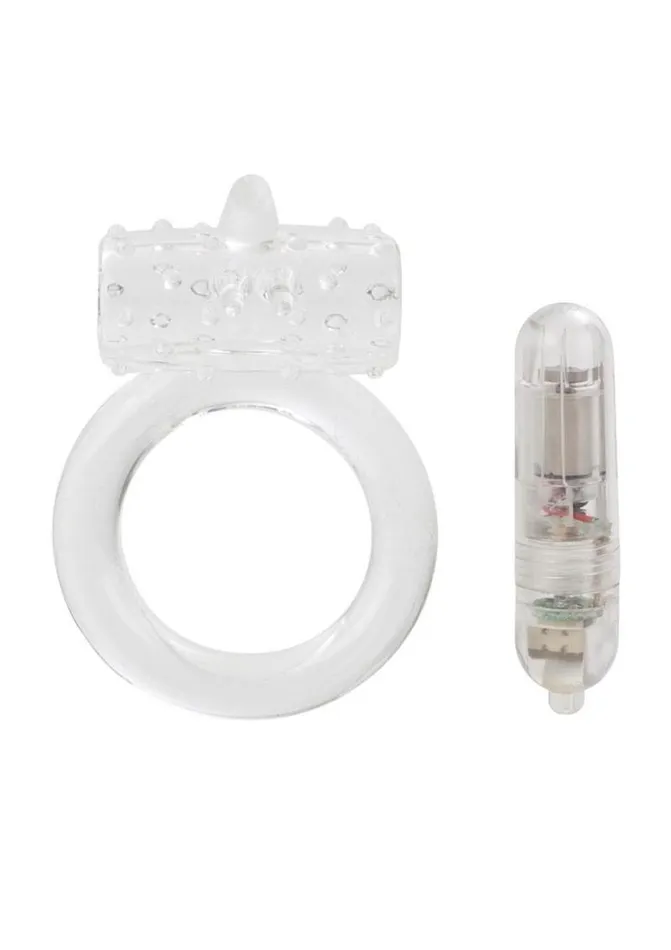 One Touch Flicker Vibrating Cock Ring Rings Couples