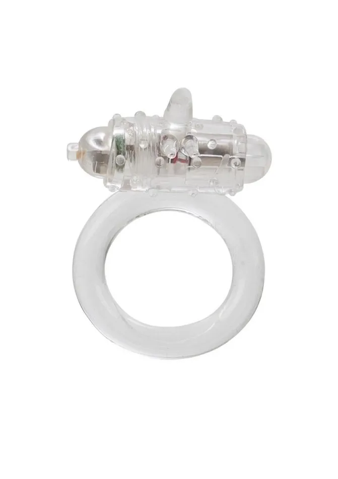 One Touch Flicker Vibrating Cock Ring Rings Couples