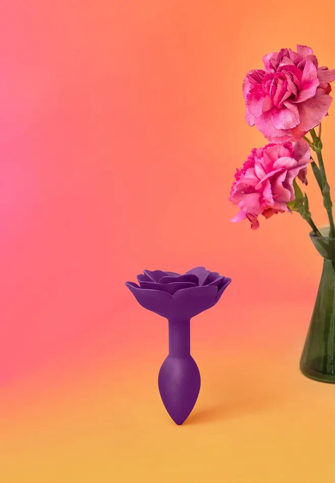 Open Roses Silicone Butt Plug Love to Love US Anal