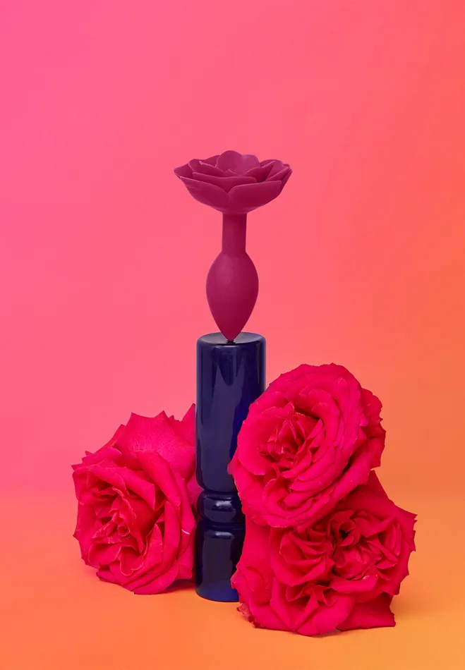 Open Roses Silicone Butt Plug Love to Love US Anal