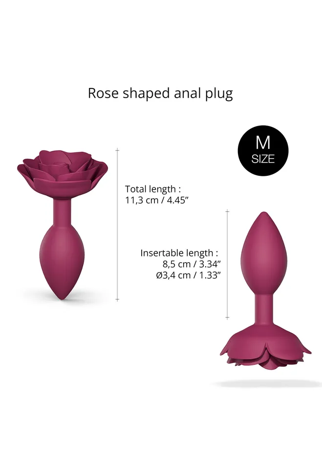 Open Roses Silicone Butt Plug Love to Love US Anal