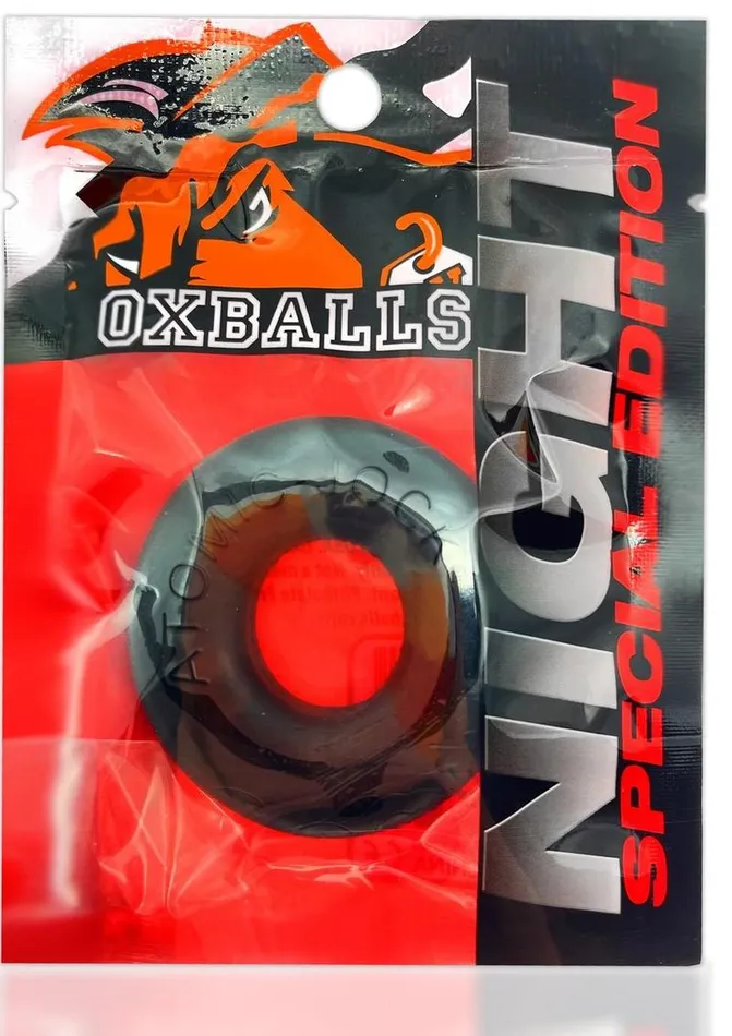 Oxballs Male Sex Toys Oxballs Atomic Jock DoNut2 Fatty Silicone Plus Cock Ring Night Edition