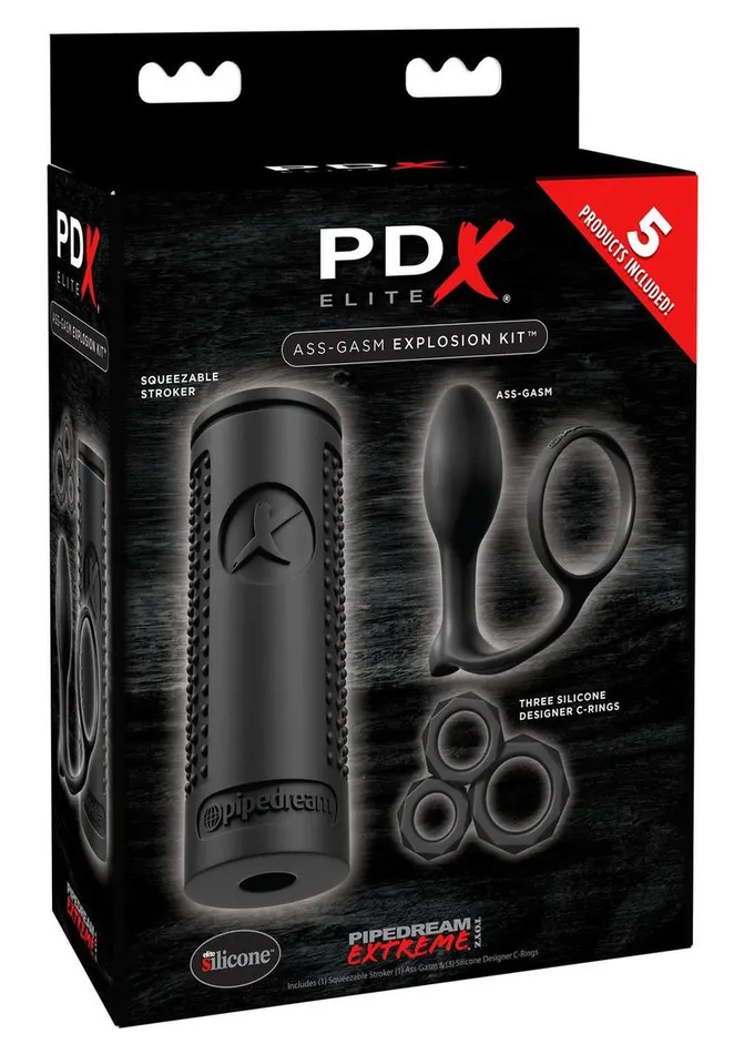 PDX Elite Male Sex Toys Pipedream Extreme Elite AssGasm Explosion Kit Masturbator PDX Elite Male Sex Toys Pipedream Extreme Elite AssGasm Explosion Kit Masturbator