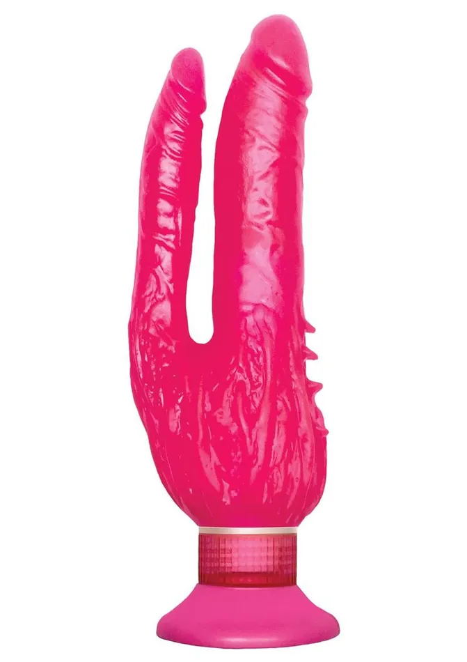 Pipedream Dildos Wall Bangers Double Penetrator Vibrating Dildo