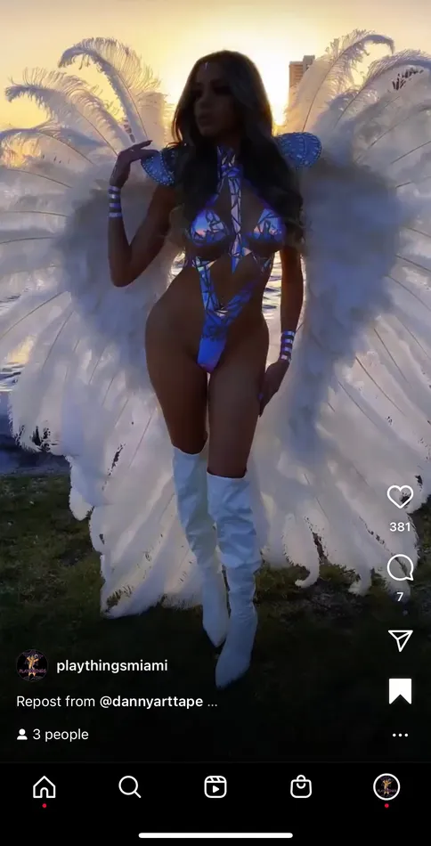 Playthings Anal Angel Wings for Rent or Purchase