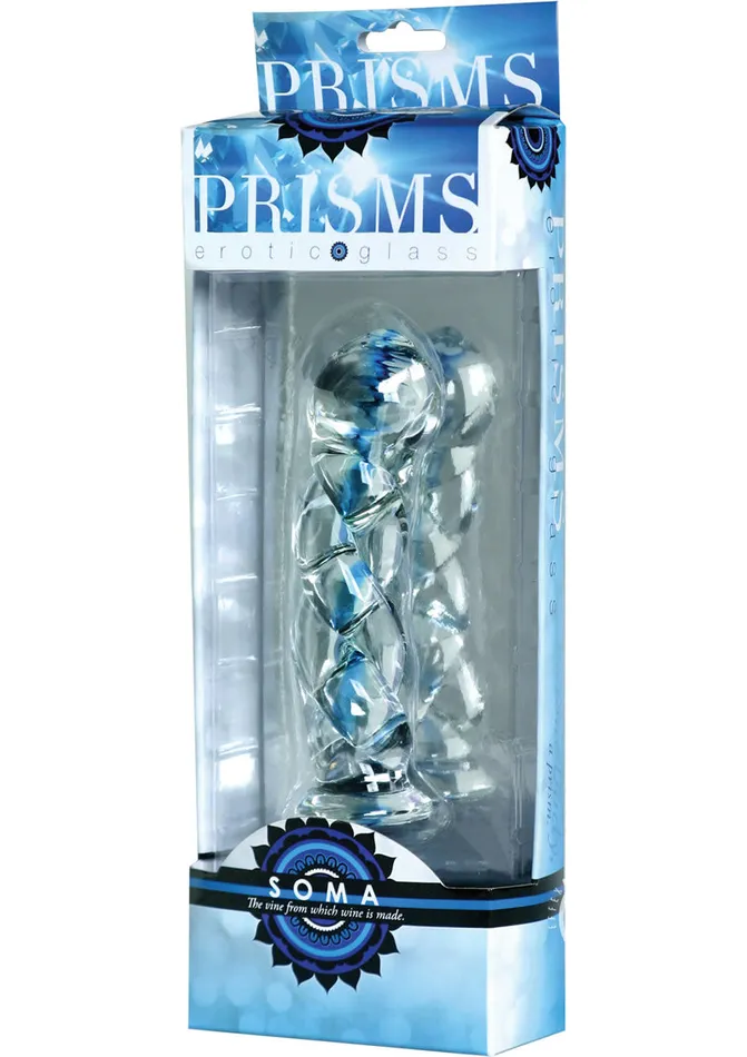 Prisms Soma Twisted Glass 575in Dildo Prisms Dildos