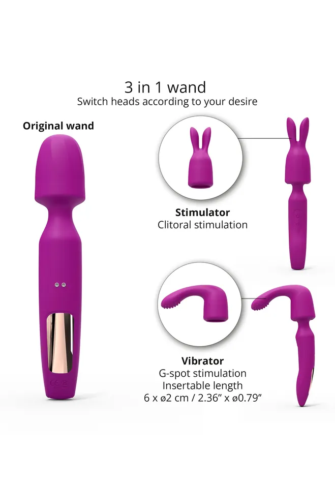 Revolution Rechargeable Wand Love to Love US Female Sex Toys