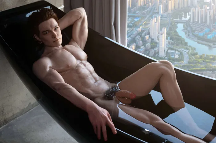 Realing Doll Male Sex Toys 175cm5ft9 Silicone Head Male Sex Doll Jesiah