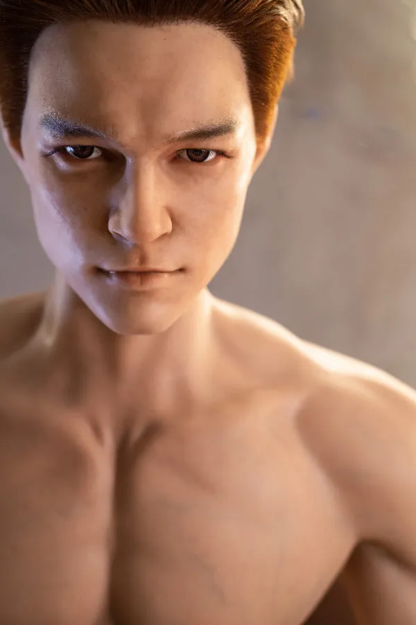 Realing Doll Male Sex Toys 175cm5ft9 Silicone Head Male Sex Doll Jesiah