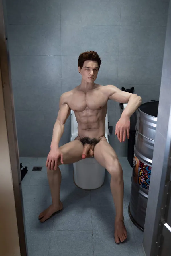Realing Doll Male Sex Toys 175cm5ft9 Silicone Head Male Sex Doll Jesiah