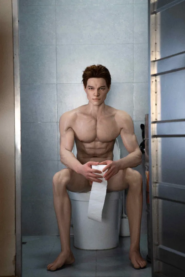Realing Doll Male Sex Toys 175cm5ft9 Silicone Head Male Sex Doll Jesiah