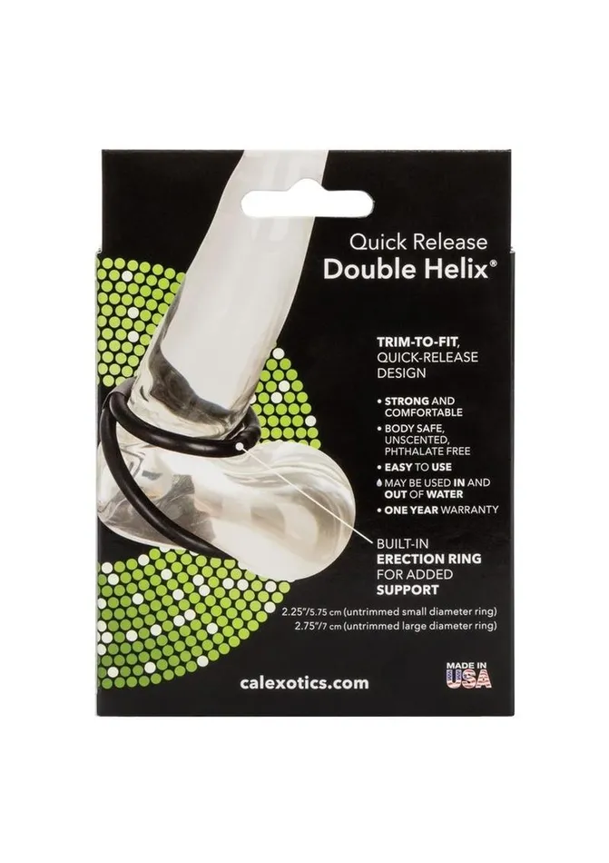 Rings Quick Release Double Helix Cock Ring Male Sex Toys