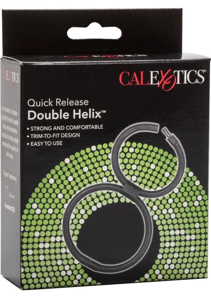Rings Quick Release Double Helix Cock Ring Male Sex Toys