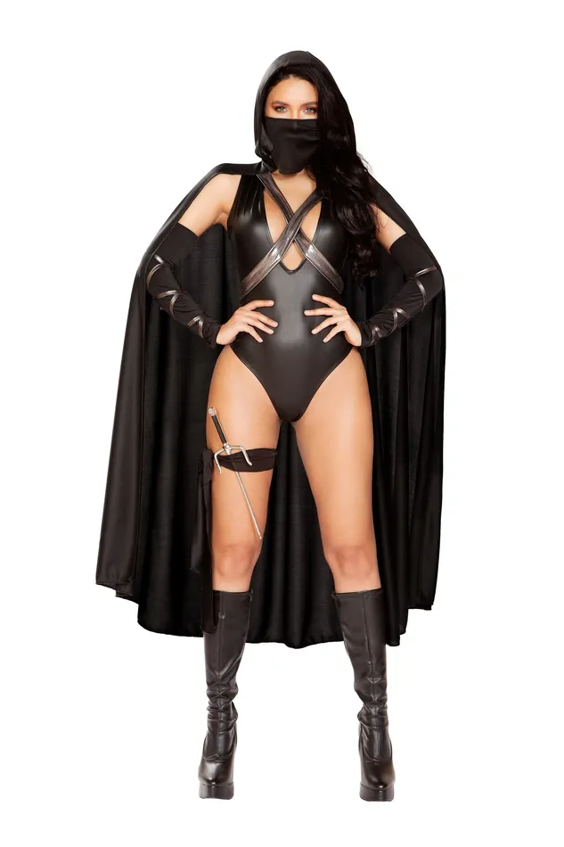 Roma Costume Vibrators 4898 5pc Ninja Villain