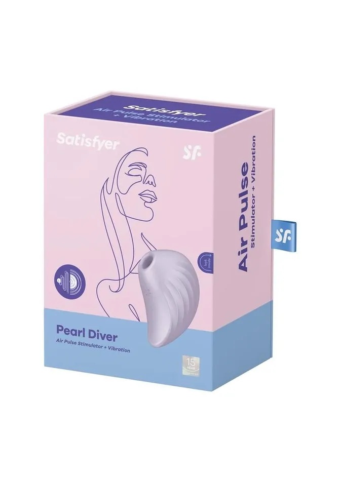 Satisfyer Pearl Diver Rechargeable Silicone Clitoral Stimulator Satisfyer Female Sex Toys