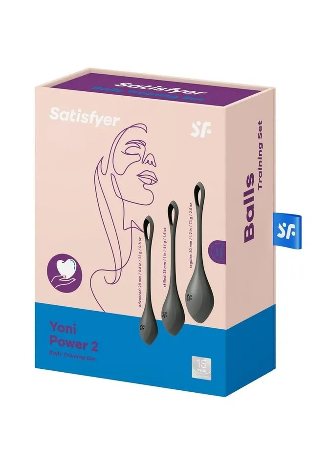 Satisfyer Yoni Power 2 Silicone Weighted Ben Wa Balls Satisfyer Female Sex Toys