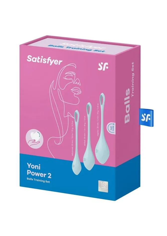 Satisfyer Yoni Power 2 Silicone Weighted Ben Wa Balls Satisfyer Female Sex Toys